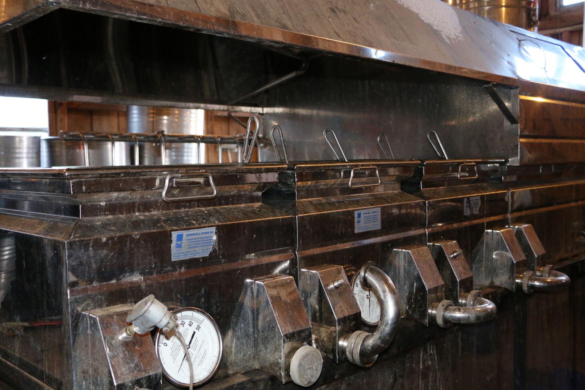 The evaporator at Hurlbut's Maple.