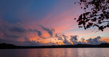 Massawepie Lake sunset