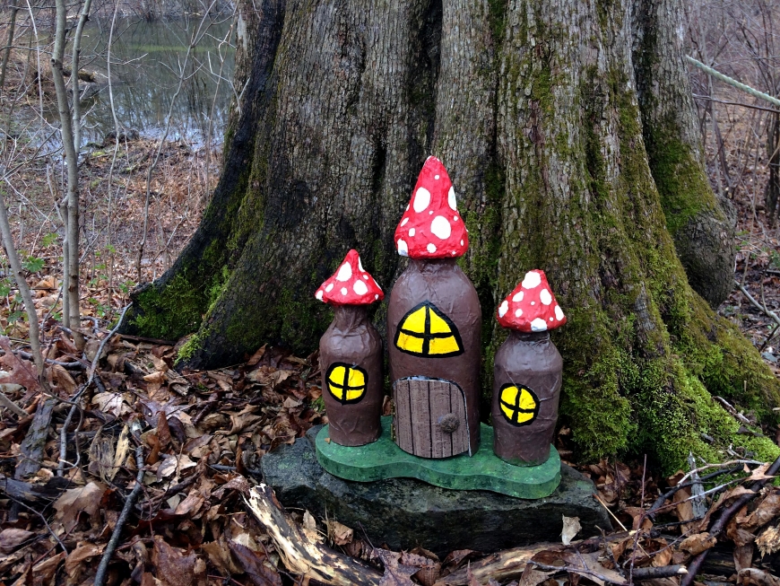 Fairy house at the Nicandri Nature Center