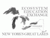 NYGLEEE logo shows the great lakes in blue beside an outline of New York state on a white background.