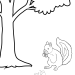 Coloring Page 2: Squirrel